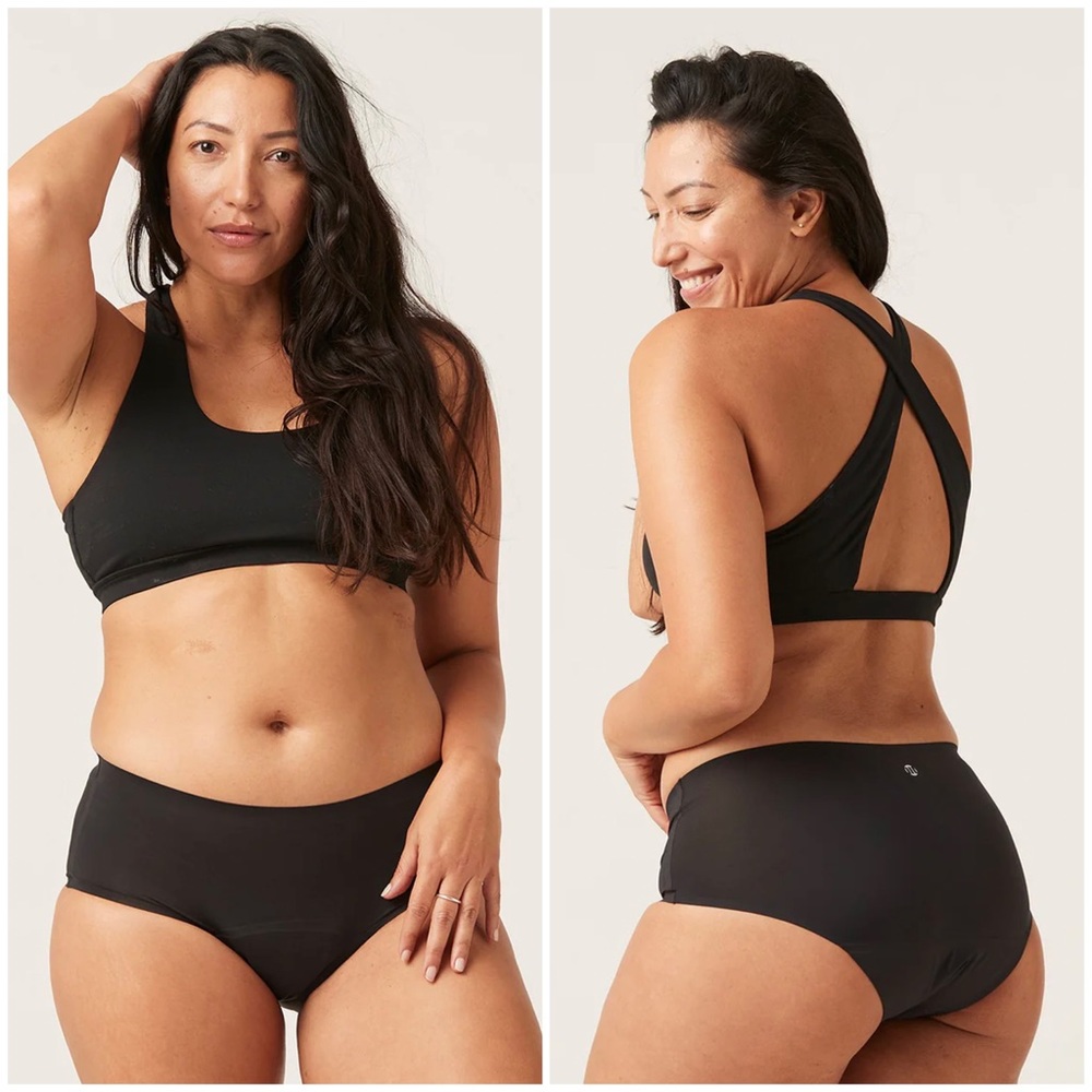 Modibodi Recycled Seamfree Boyleg (Black)